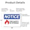 Signmission Fire Safety No Storage OSHA Notice Sign, Aluminum, 18in W x 12in L, 2PK OS-2PACK-NS-A-1218-L-12655 - alternate 7